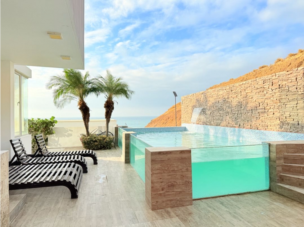 Hermosa casa con piscina con vista al mar en urb exclusiva de Manta — foto 3