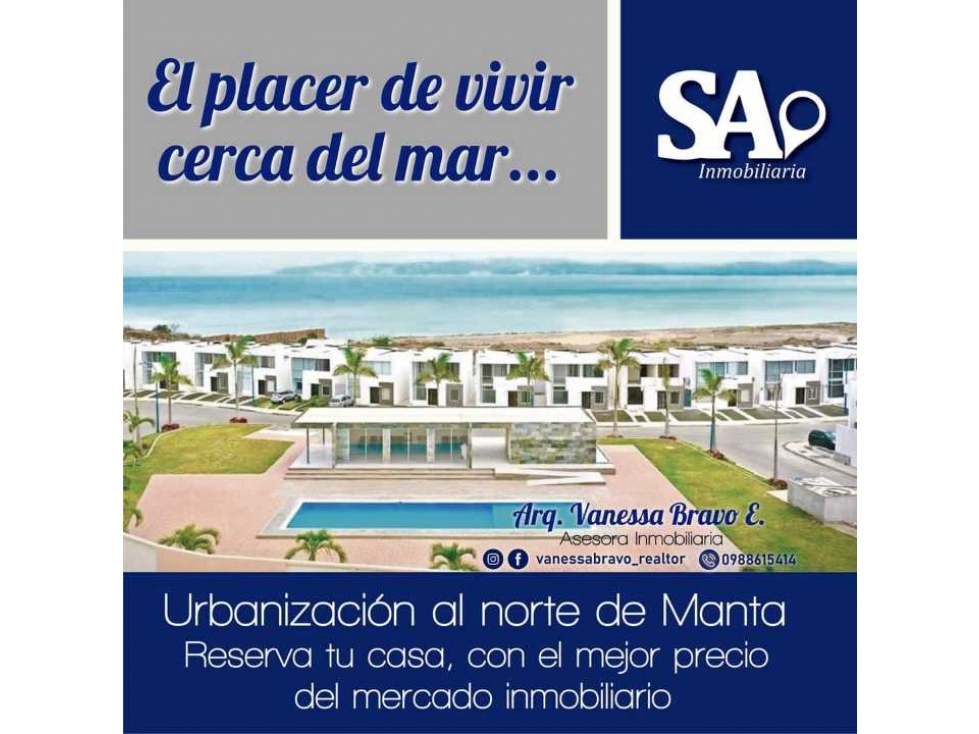 VIVIENDAS EN VENTA - URBANIZACIÓN JUNTO AL MAR