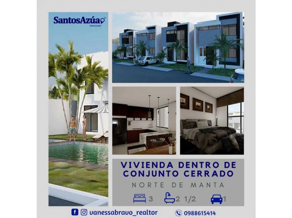 VIVIENDA EN VENTA DENTRO DE CONJUNTO CERRADO