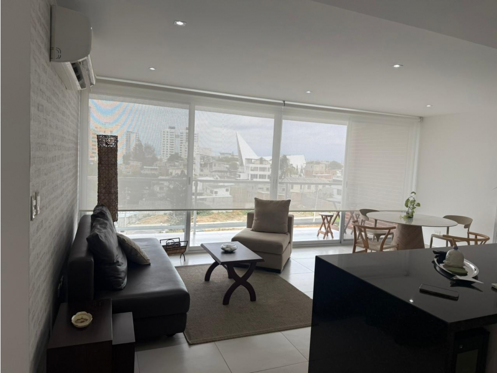¡DEPARTAMENTO AMOBLADO EN VENTA CON VISTA AL MAR EN MANTA! VBRAVO — foto 4