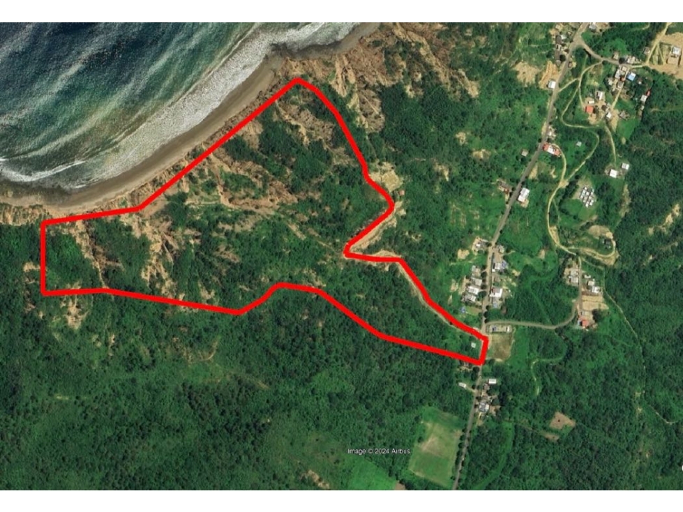 Se vende 15 ha terreno en Liguiqui ruta Spóndylus Manta LVSA