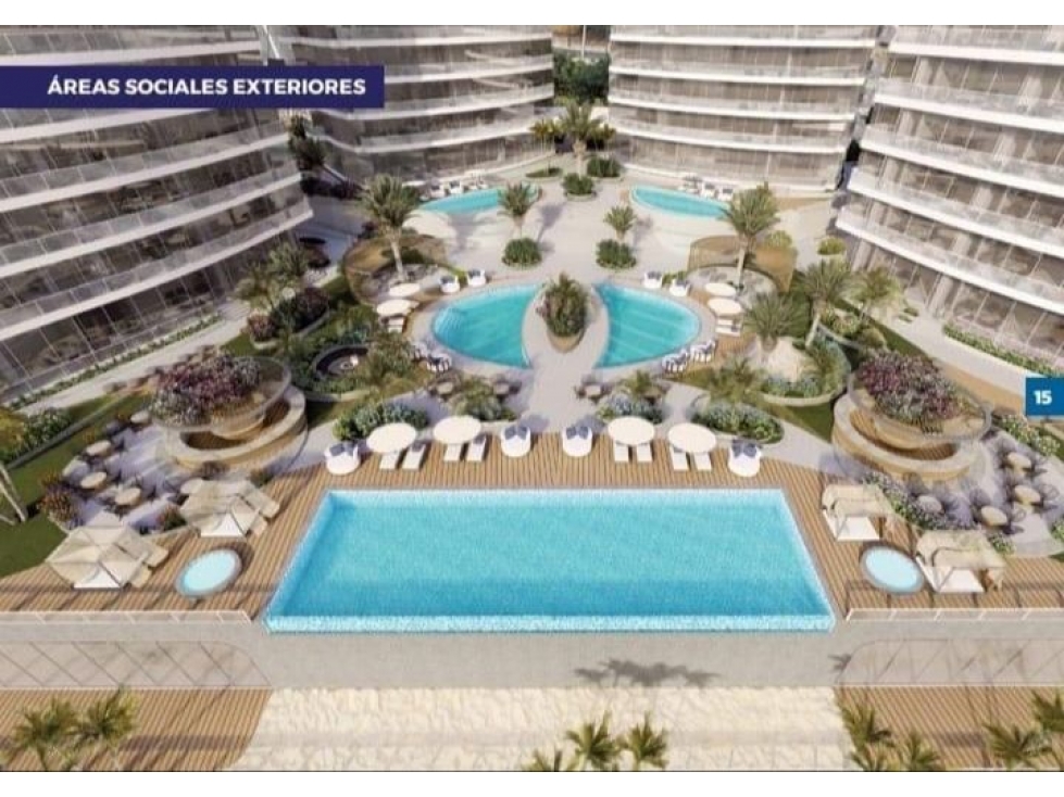 Departamento de 2 dormitorios en Grand Bay Manta LVSA
