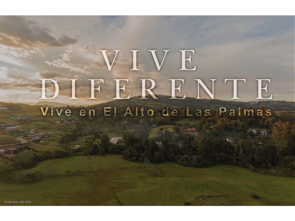 VENTA LOTE ALTO DE LAS PALMAS ENVIGADO
