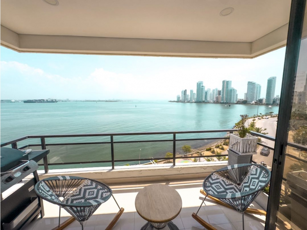 ARRIENDO APARTAMENTO EN BOCAGRANDE CON VISTA A LA BAHIA CARTAGENA