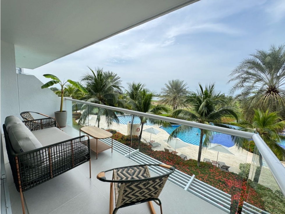 VENDO APARTAMENTO DE 2 ALCOBAS EN KARIBANA BEACH GOLF CARTAGENA
