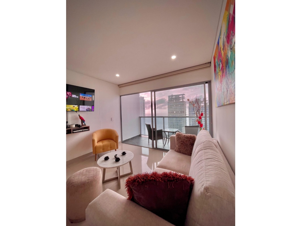 VENDO APARTAMENTO AMOBLADO ED. INFINITUM BOCAGRANDE CARTAGENA — foto 3