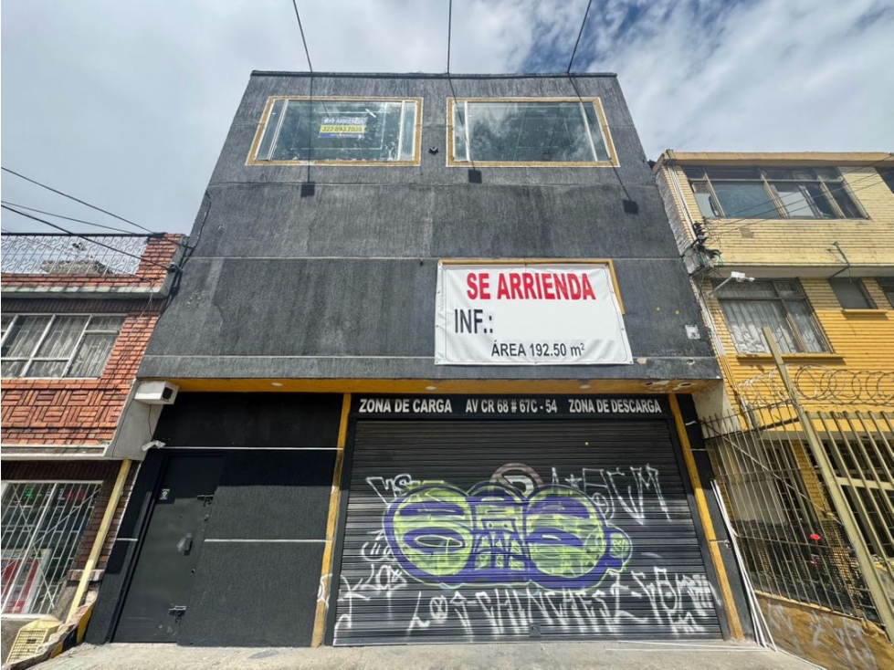 Se arrienda Bodega en Barrios Unidos