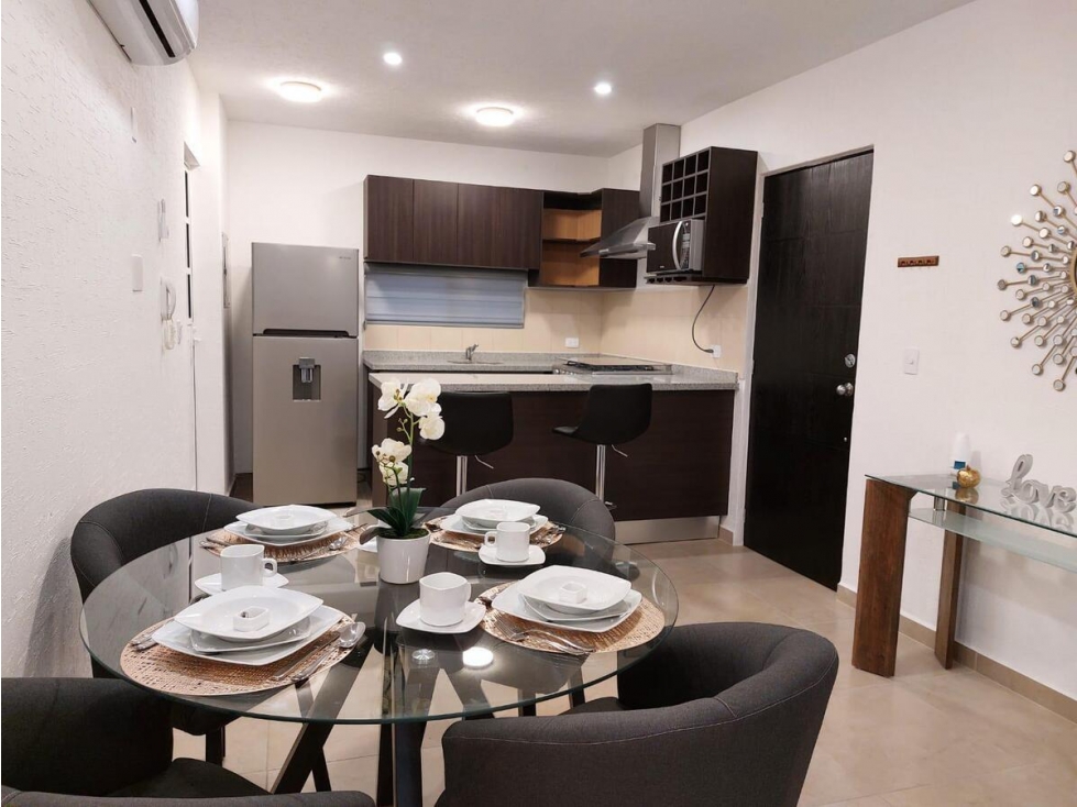 Departamento en Renta para ejecutivo AAA en Dream Lagoons Apodaca NL - 1