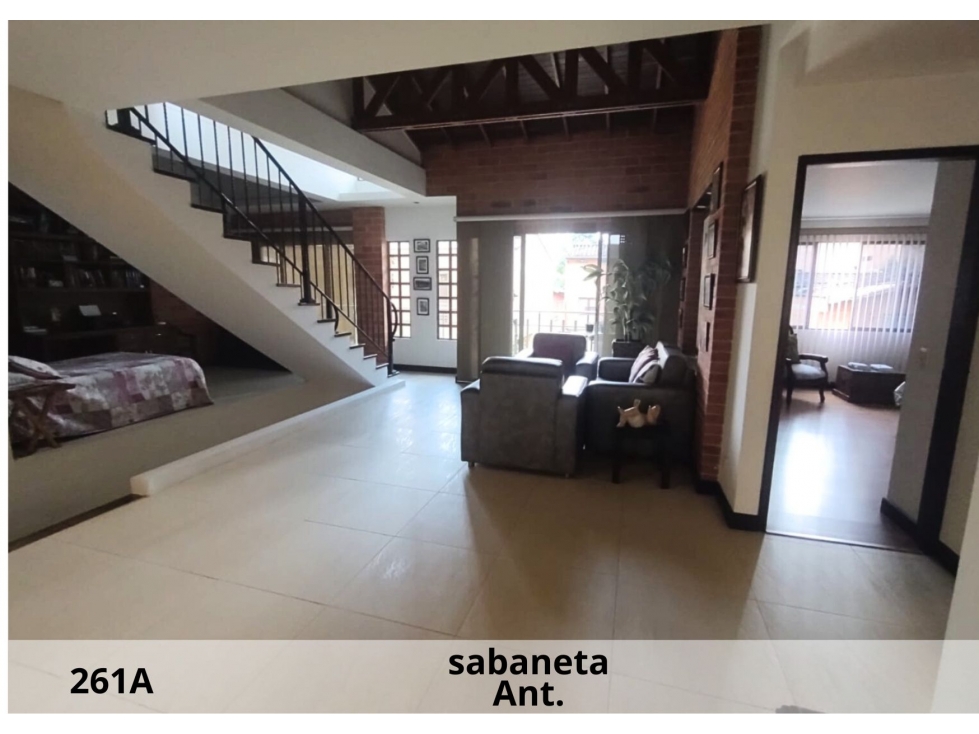 Venta de exclusiva casa en unidad, Sabaneta, sector Cañaveralejo — foto 5