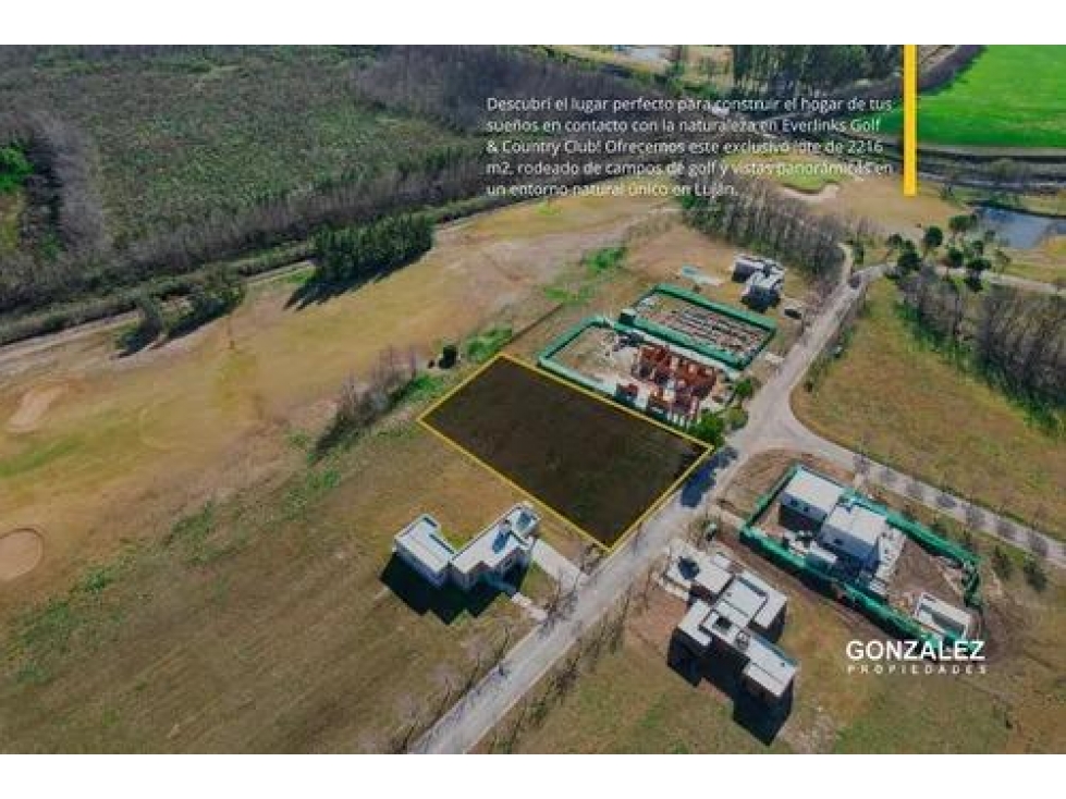 Lote Premium 2.216m2 al Golf -Everlinks- Proyecto Aprobado y Escritura — foto 4