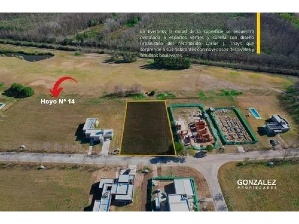 Lote Premium 2.216m2 al Golf -Everlinks- Proyecto Aprobado y Escritura — foto 5