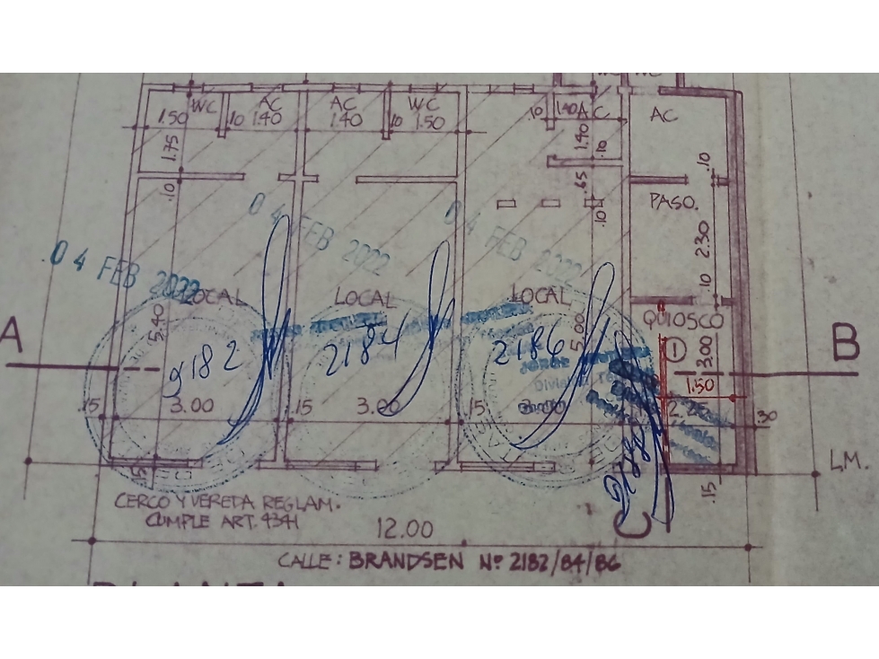 3 LOCALES COMERCIALES S/LOTE 12X22 - 5