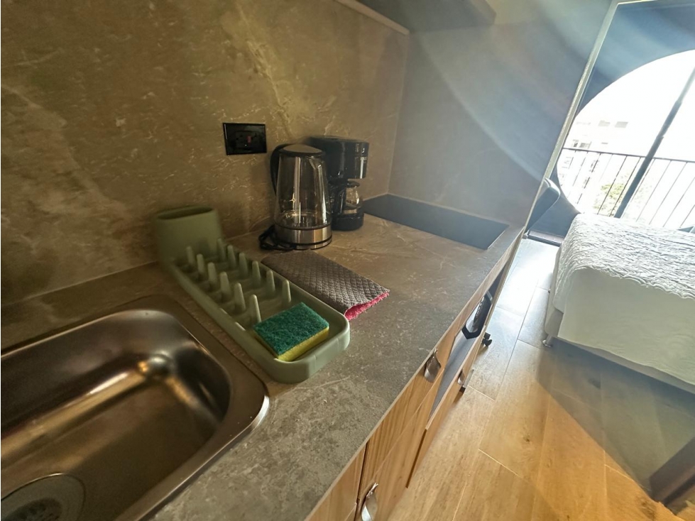 APARTAESTUDIO EN VENTA TIPO LOFT, AMOBLADO, CON OPERADOR AIRBNB — foto 5