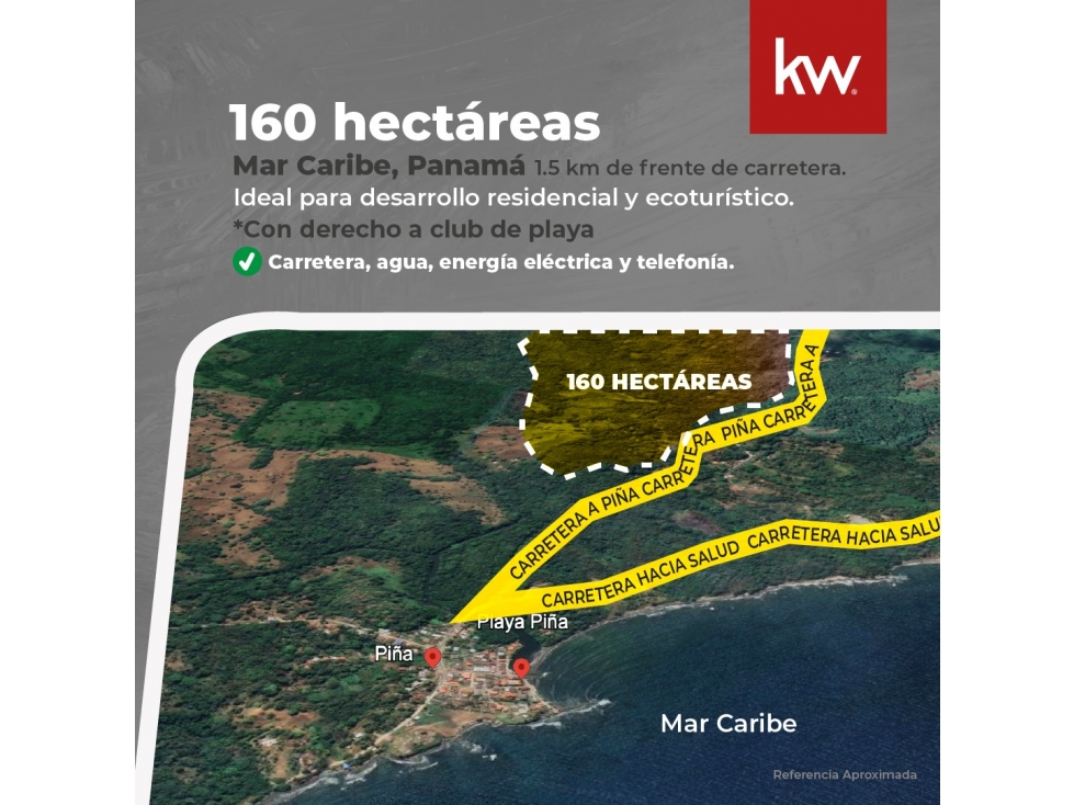 Venta o alquiler de terreno en el Mar Caribe, Colón, Salud - 1