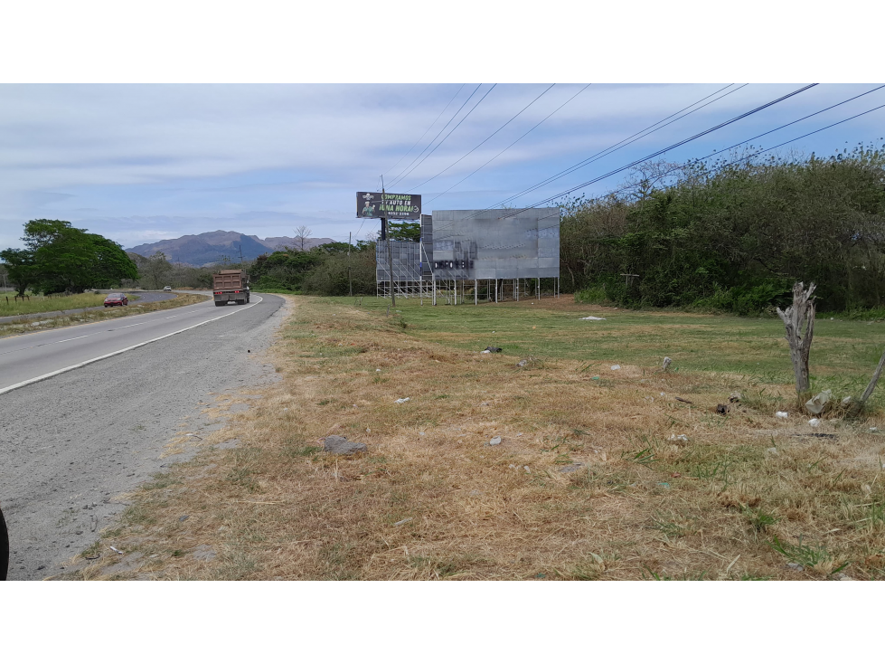 Terreno sobre la interamericana, excelente oportunidad de inversión
