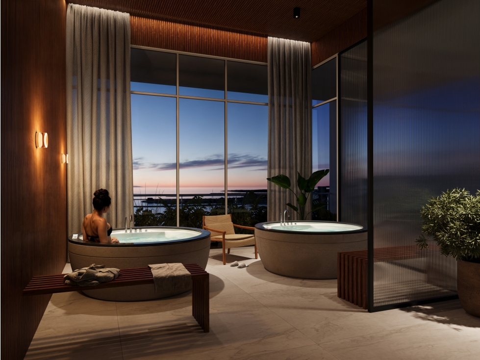 Venta de apartamentos de dos habitaciones en Costanera - Torre Aqua — foto 5