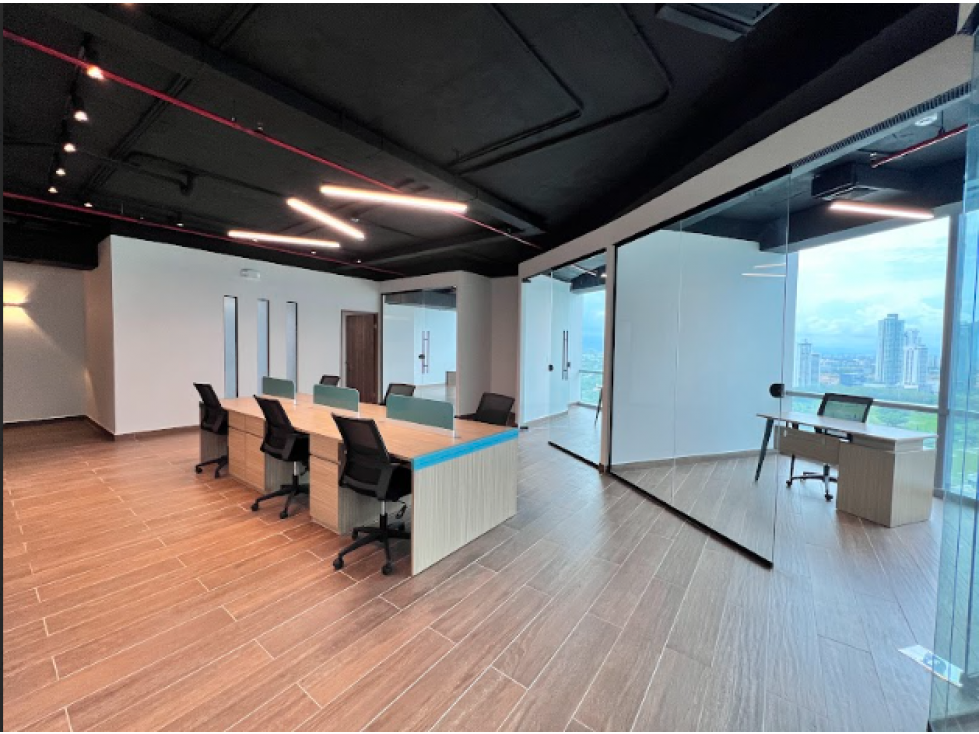 Alquiler de oficinas amobladas en Financial Park, Costa del este