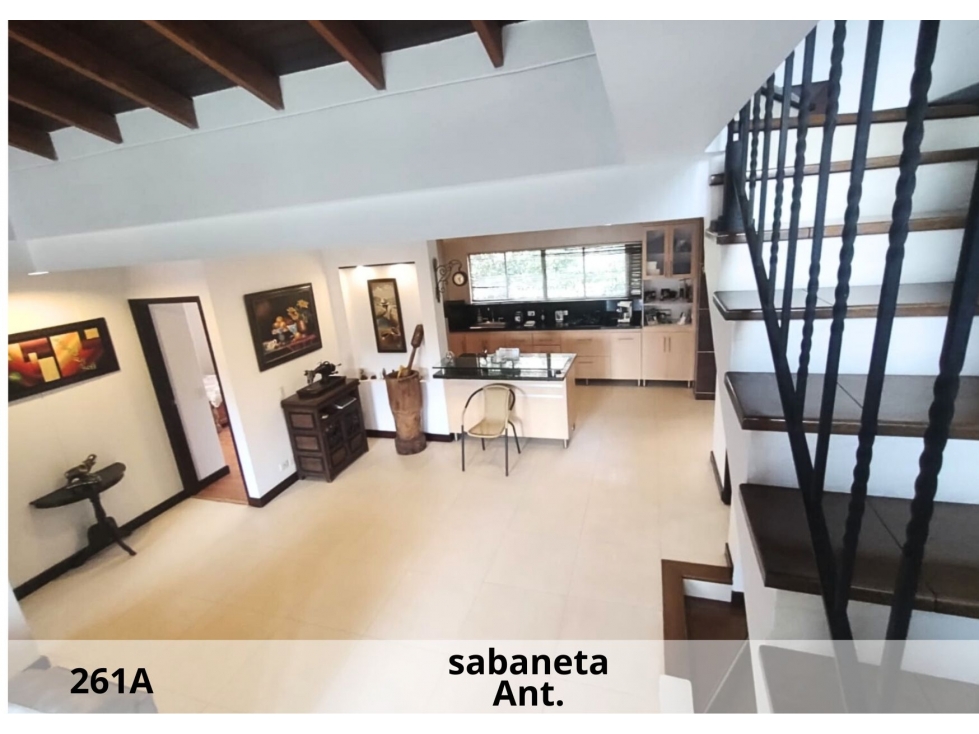 Venta de exclusiva casa en unidad, Sabaneta, sector Cañaveralejo — foto 5