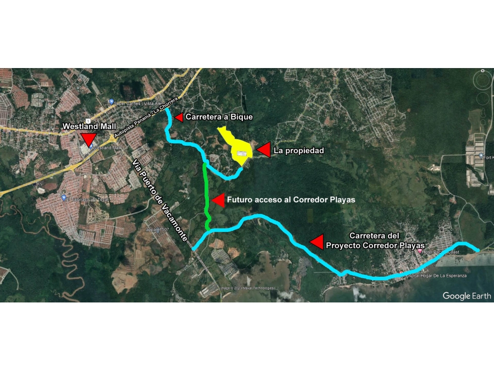 Terreno en venta en San Vicente de Bique, Arraiján - 1