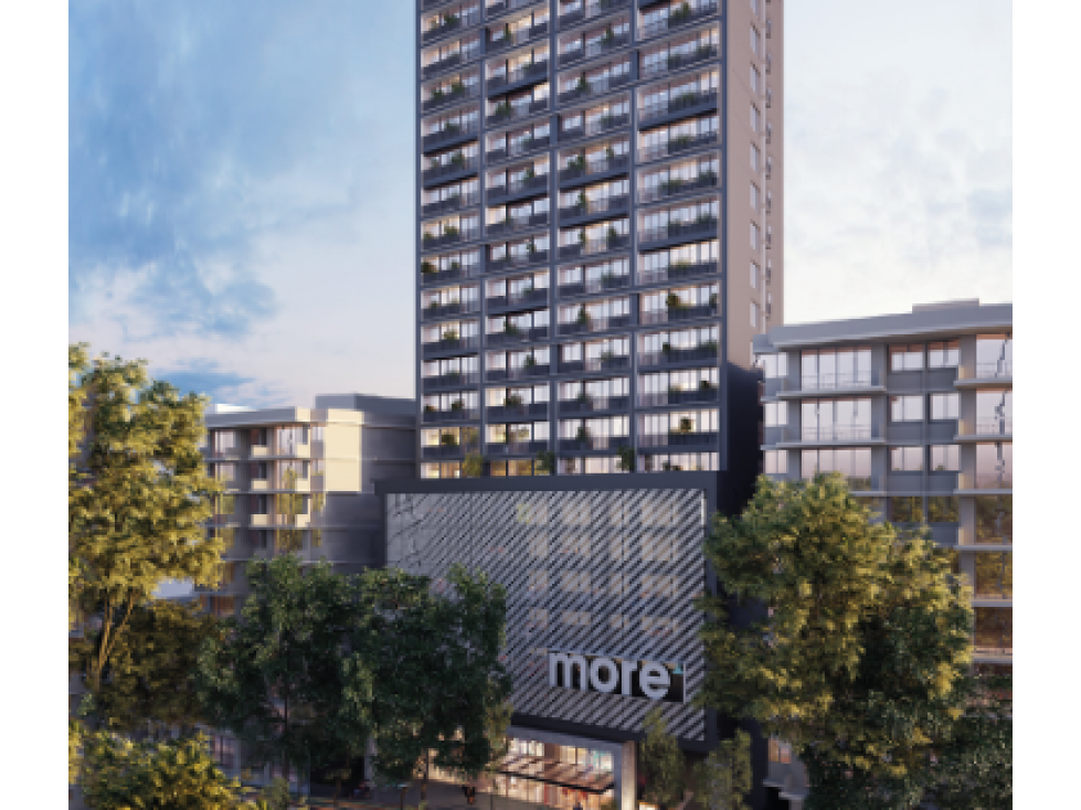 Venta de apartamentos de 1 habitación en PH More, Vía Argentina