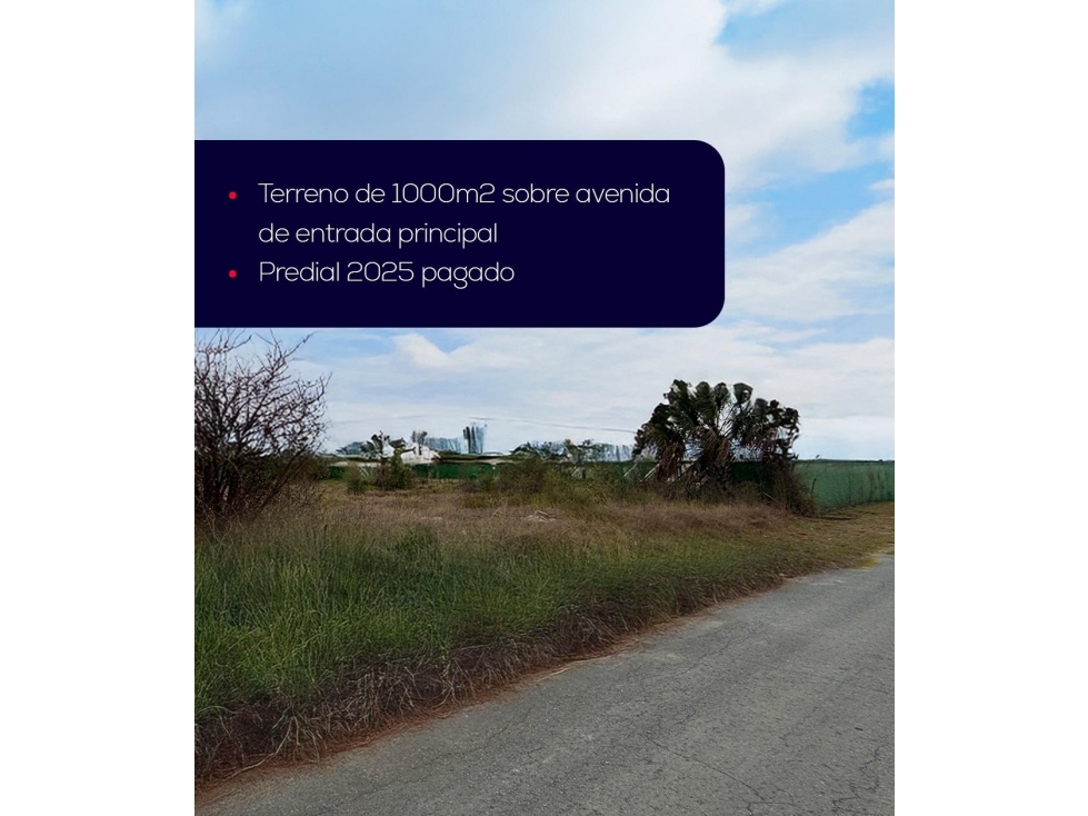 Terreno Campestre con servicios a pie de calle en Hacienda del Cielo - 2