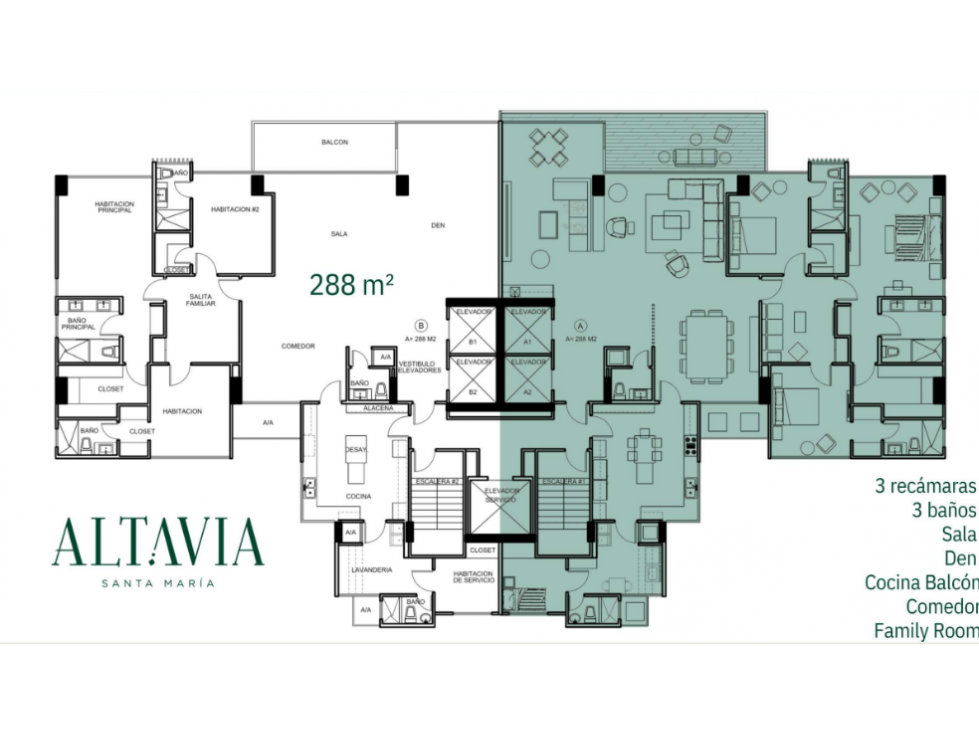 ¡Exclusivo Santuario de 288 mÂ² y 576 mÂ² en PH ALTAVIA! — foto 2