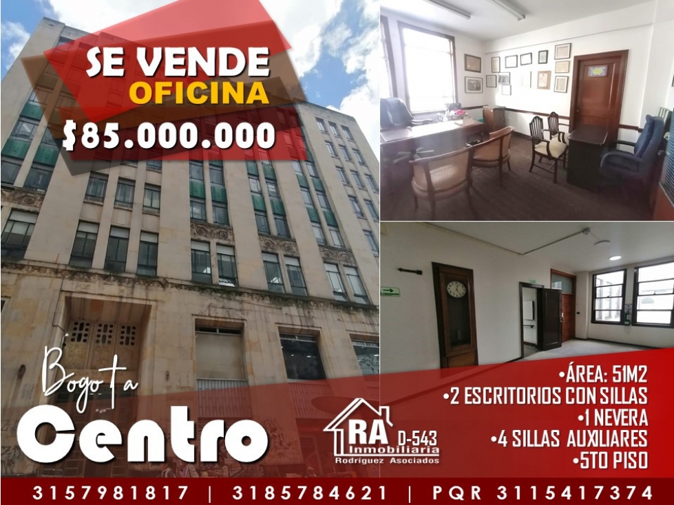 Oficina en Vender en Bogotá D.C.