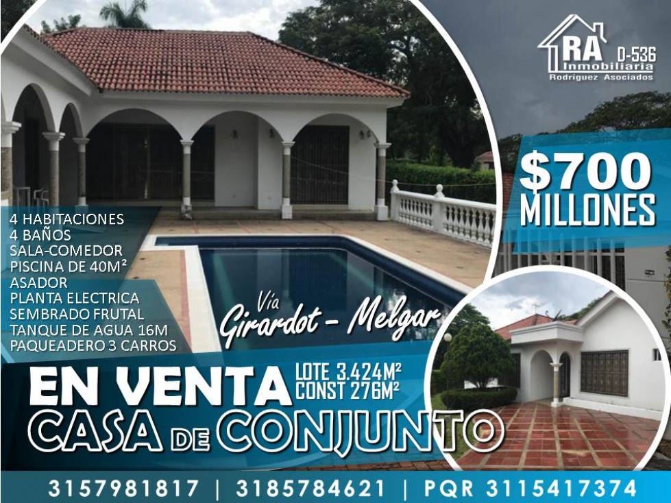 Casa campestre en Vender en Agua de Dios - 1
