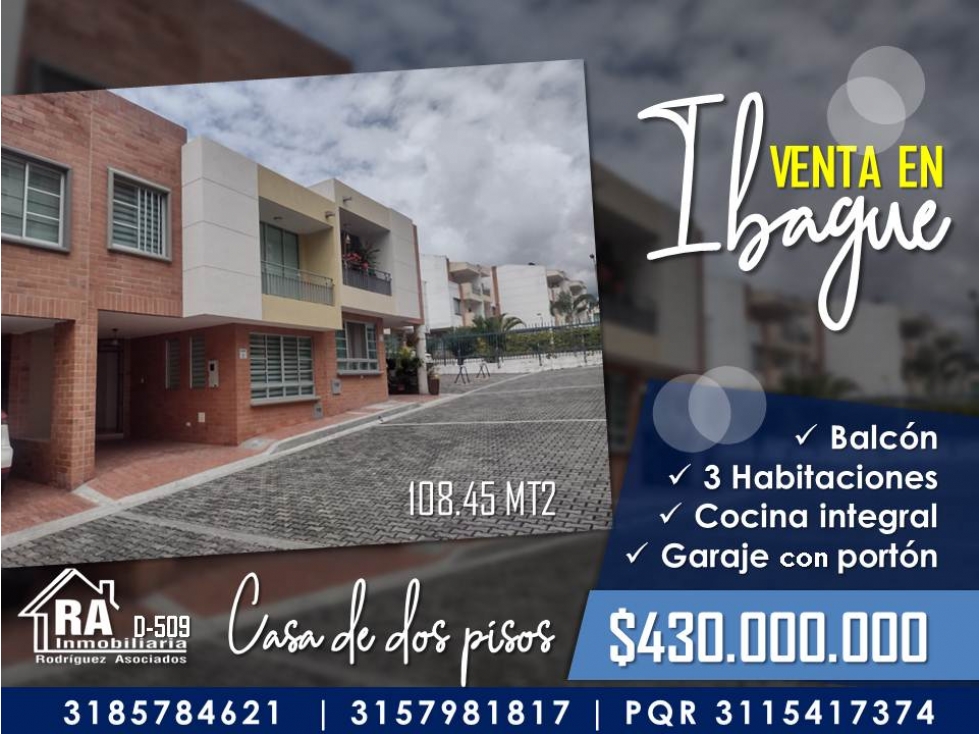 Casa en Vender en Ibagué