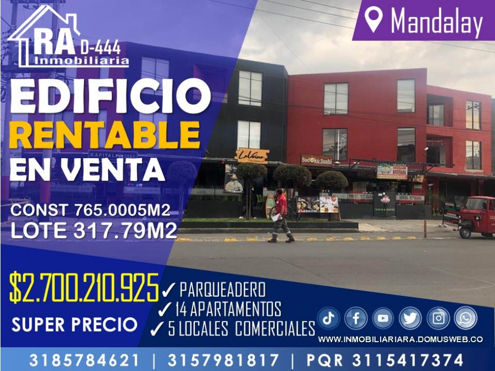 Edificio en Vender en Bogotá D.C.