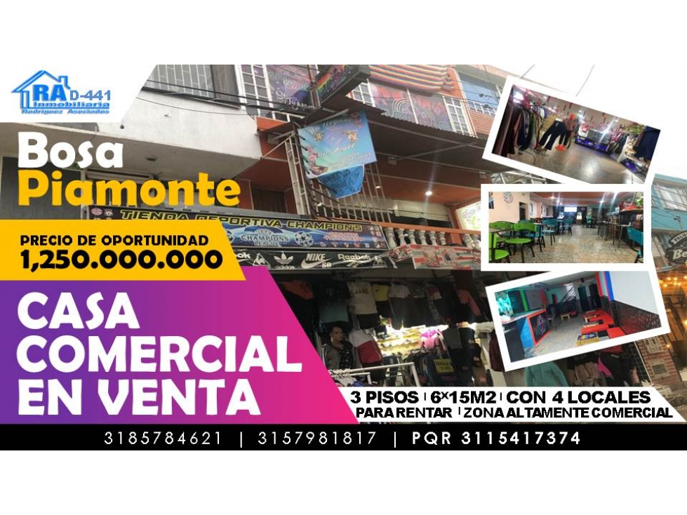 Local en Vender en Bogotá D.C.