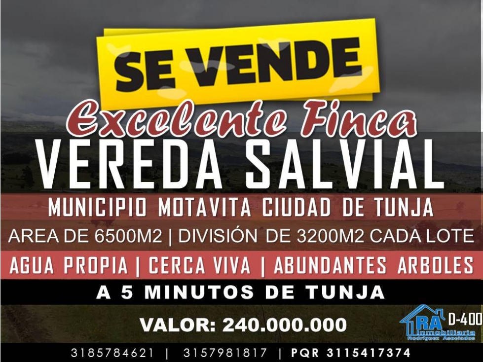 Finca en Vender en Tunja - 1