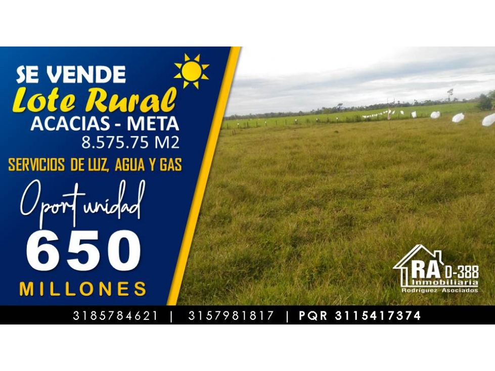 Lote en Vender en Acacias - 1