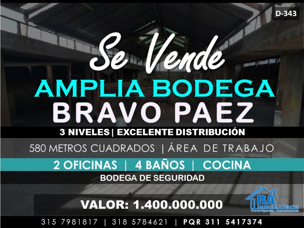Bodega en Vender en Bogotá D.C.