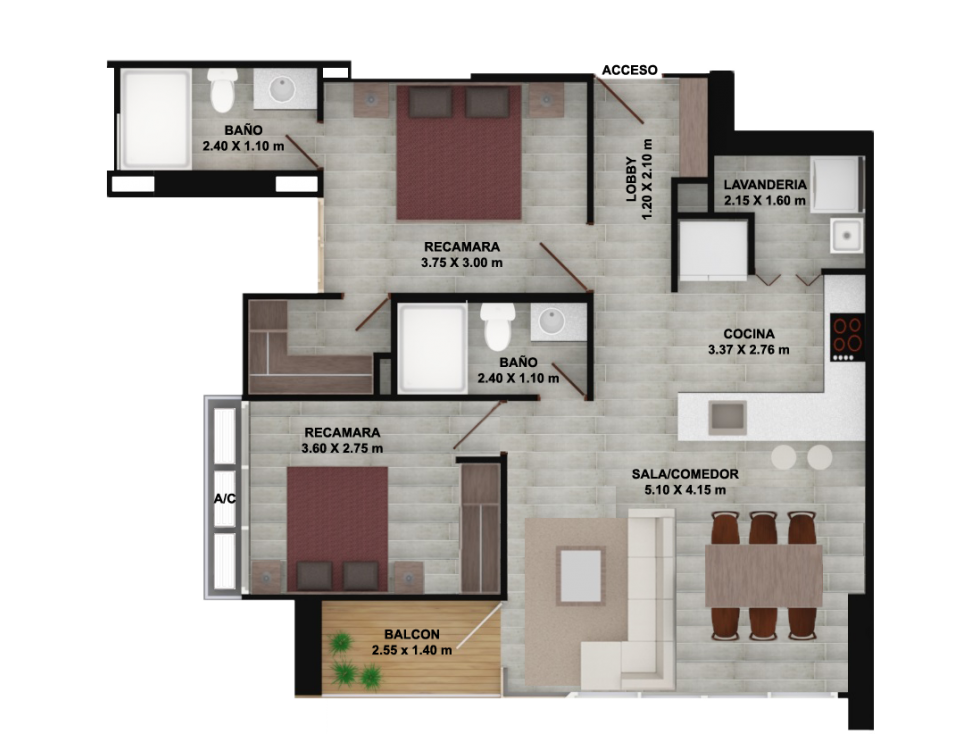 Venta de apartamento en Azurre PH 42, Bella Vista — foto 6