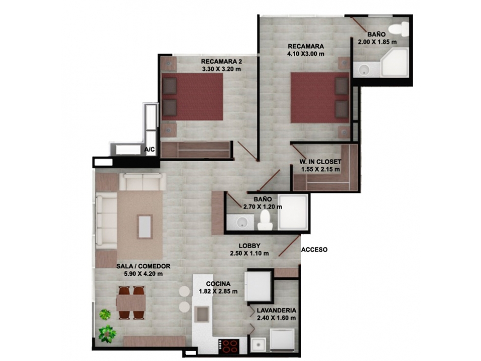Venta de apartamento en Azurre PH 42, Bella Vista — foto 6