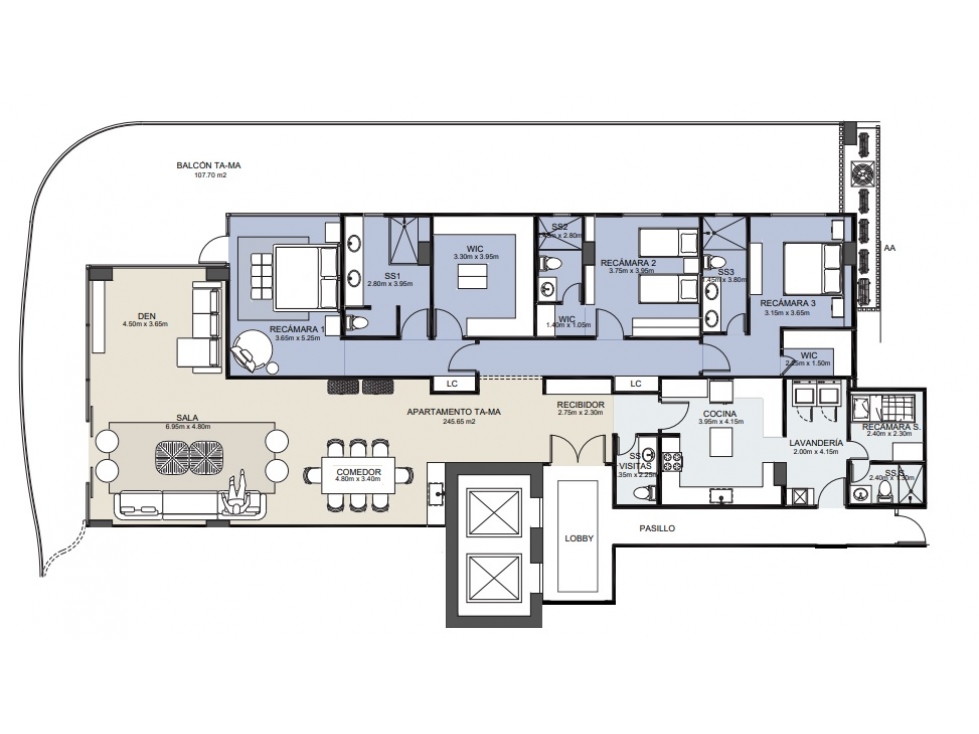 Apartamentos nuevos en venta Punta Pacífica — foto 4