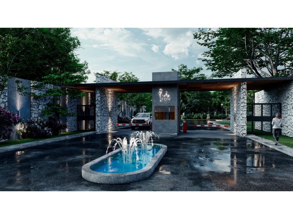Lotes en residencial Toh - 1