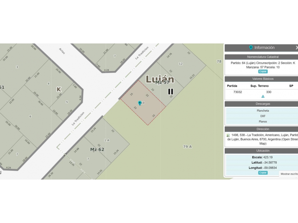 terreno en venta en lujan con fondo a espacio verde - 6