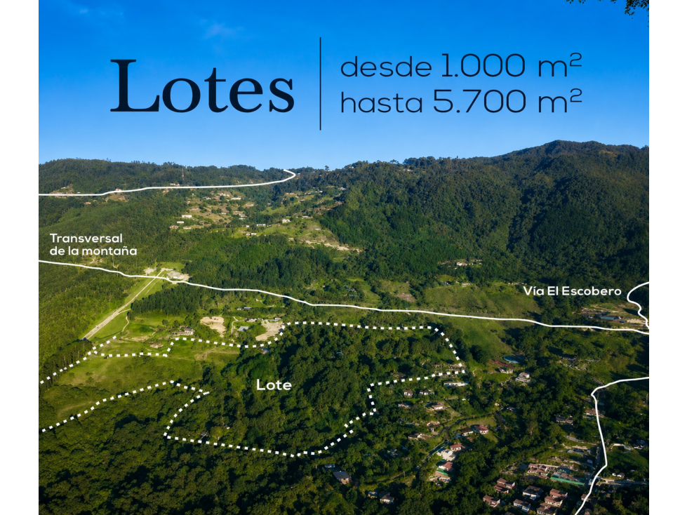 [LJ] Lote en Transversal de la montaña, Envigado, venta — foto 5