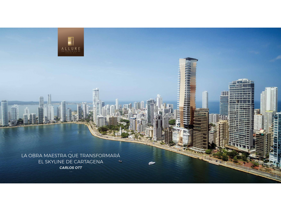 VENTA DE LUJOSO APARTAMENTO EN BOCAGRANDE CON VISTA 360°