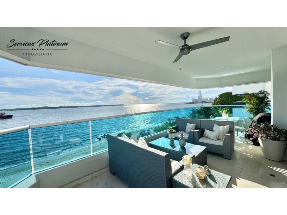 Apartamento de 3 hab en Castillogrande con vista directa al mar