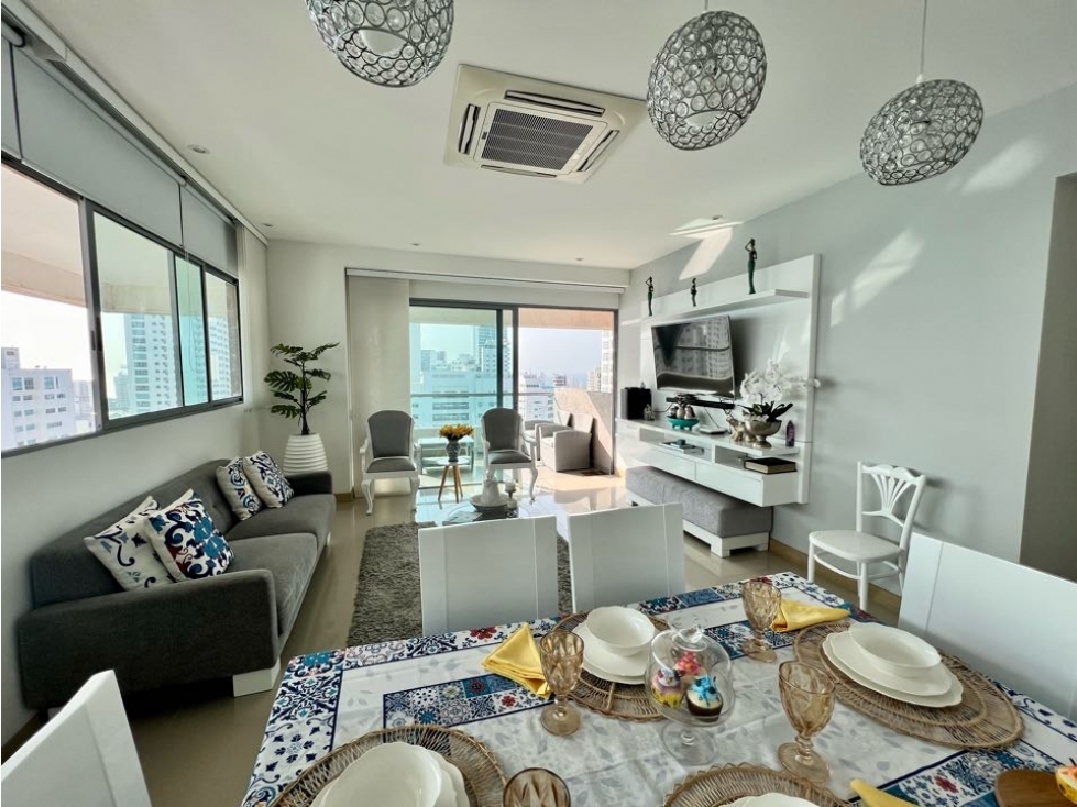 Apartamento en Venta en Castillogrande 2 habs vista a bahía y playa — foto 2