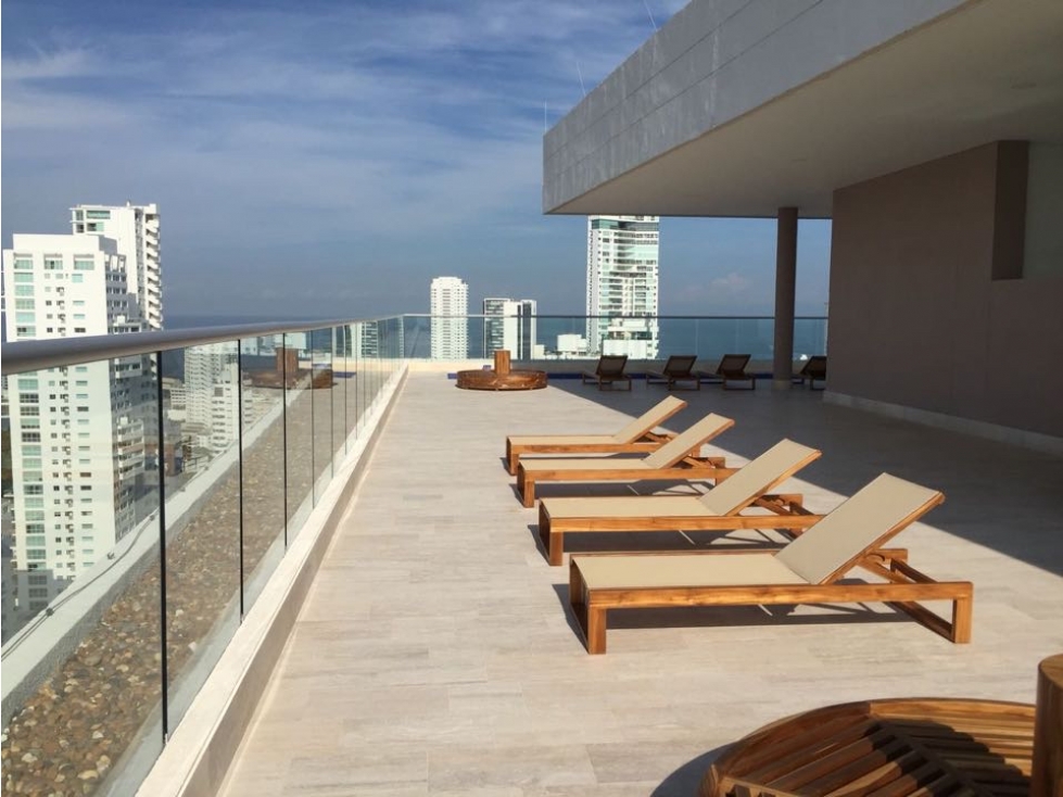 Apartamento en Venta en Castillogrande 2 habs vista a bahía y playa — foto 5