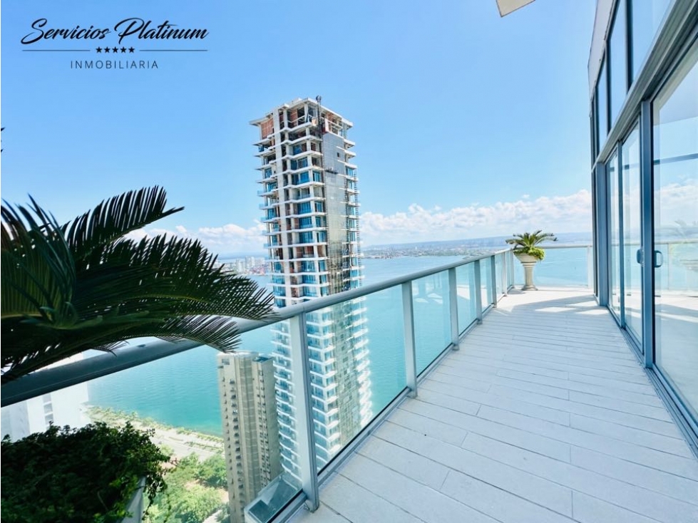 Imponente PH en Bocagrande con vista 360 de la ciudad piscina privada — foto 6