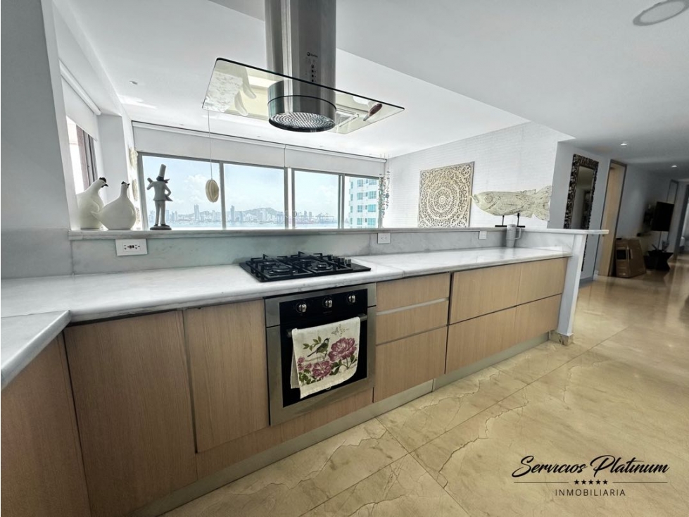 Apartamento en venta en Castillogrande con 3 cuartos vista a bahía — foto 4