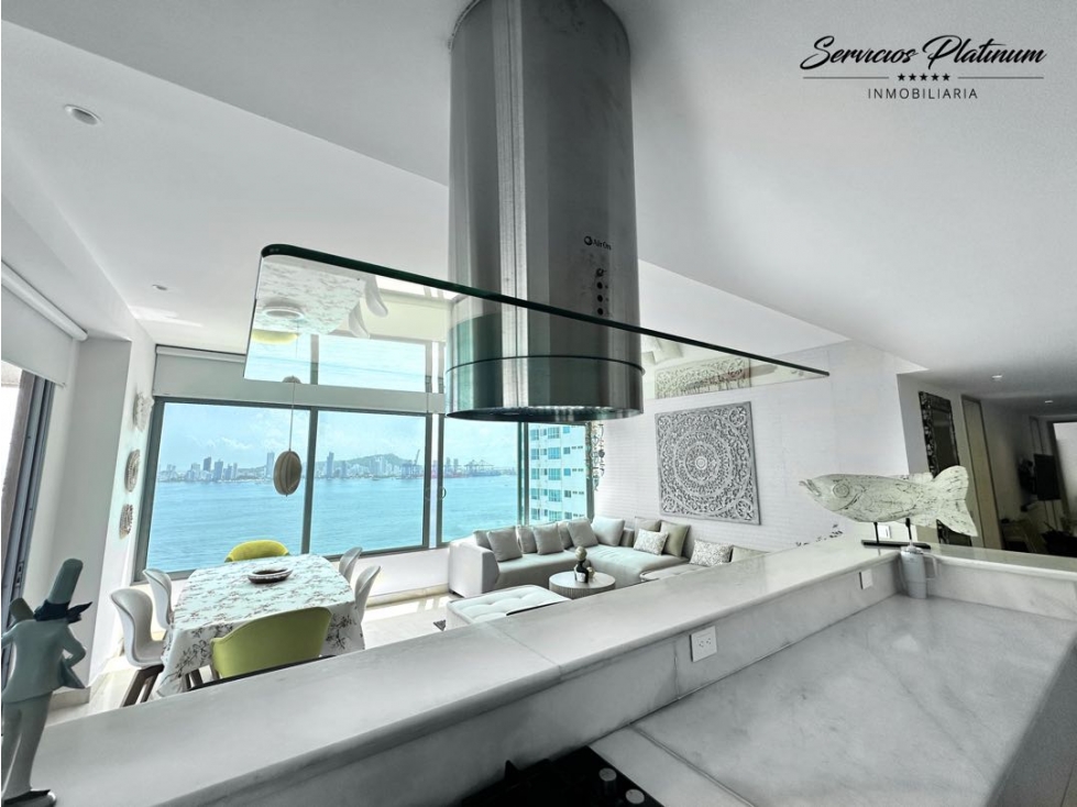 Apartamento en venta en Castillogrande con 3 cuartos vista a bahía — foto 6