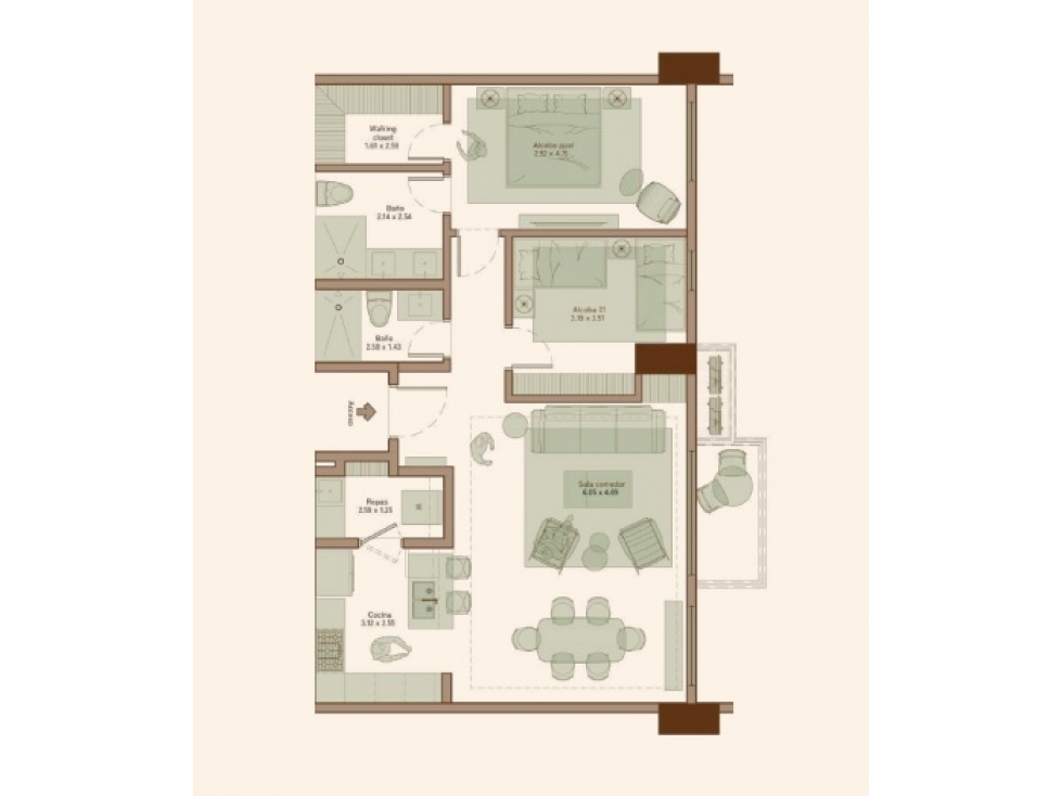 Apartamento en Venta en Santa María, Panamá — foto 4