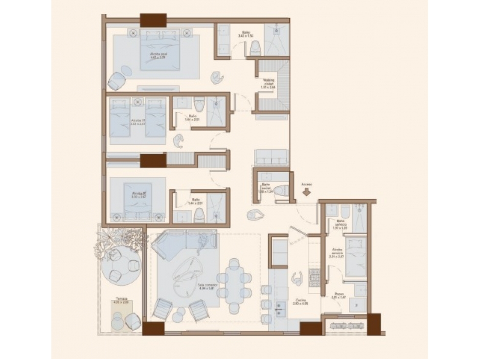 Apartamento en Venta en Santa María, Panamá — foto 4