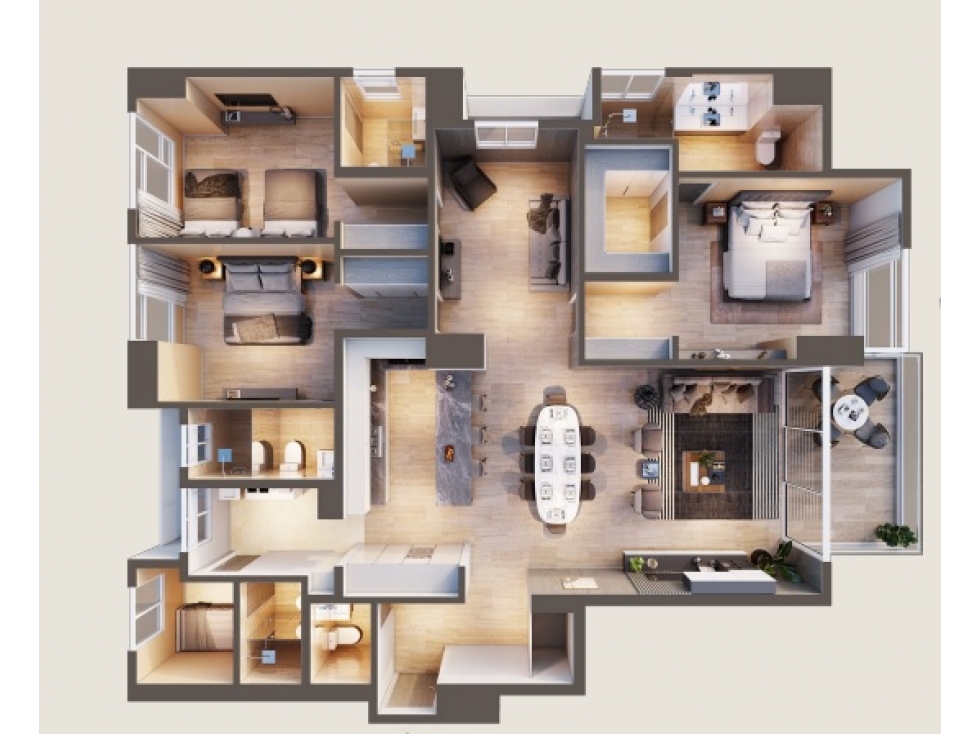 Apartamento en venta Santa María, Panamá — foto 6